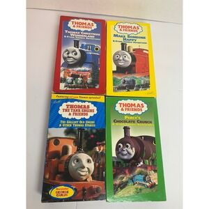 Thomas The Tank Engine & Friends VHS Lot of 4  Vintage TV Show Kidcore Retro